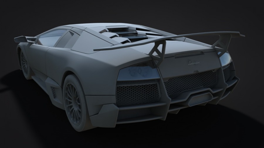 Lamborghini Clay Back