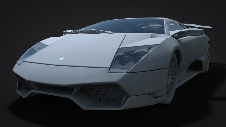 Lamborghini Clay Front